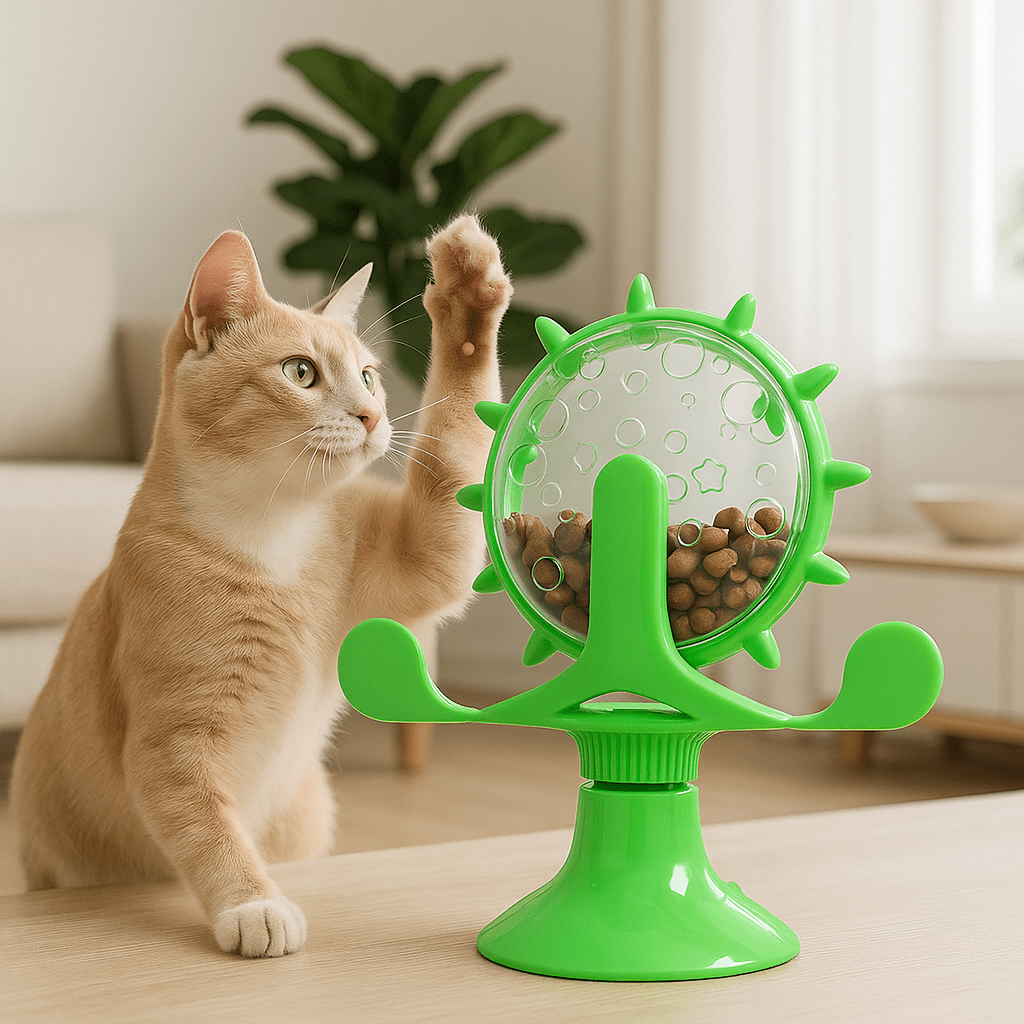 Distributeur de croquettes pour chat | Stimuplay - Mondechat