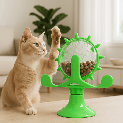 Distributeur de croquettes pour chat | Stimuplay - Mondechat