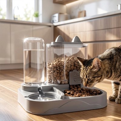 Distributeur de croquettes pour Chat