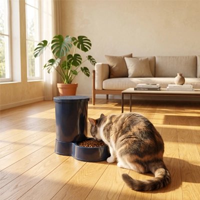 Distributeur de croquettes pour Chat