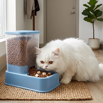 Distributeur de croquettes pour Chat