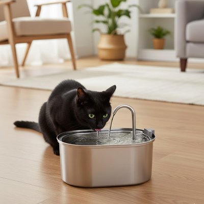 Fontaine a eau Chat | Filtration Continue - Mondechat