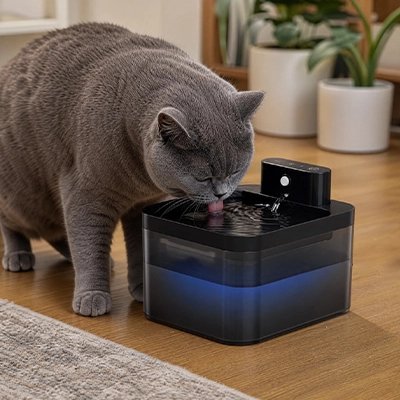 Fontaine a eau Chat | Filtration Continue - Mondechat