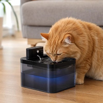 Fontaine a eau Chat | Filtration Continue - Mondechat
