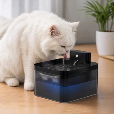 Fontaine a eau Chat | Filtration Continue - Mondechat