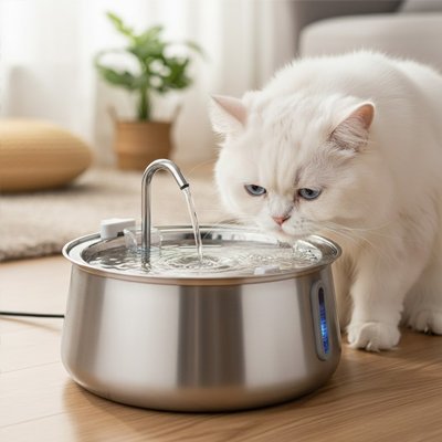 Fontaine a eau chat | Filtrée Continue - Mondechat