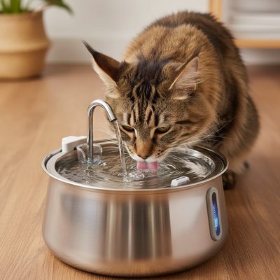 Fontaine a eau chat | Filtrée Continue - Mondechat