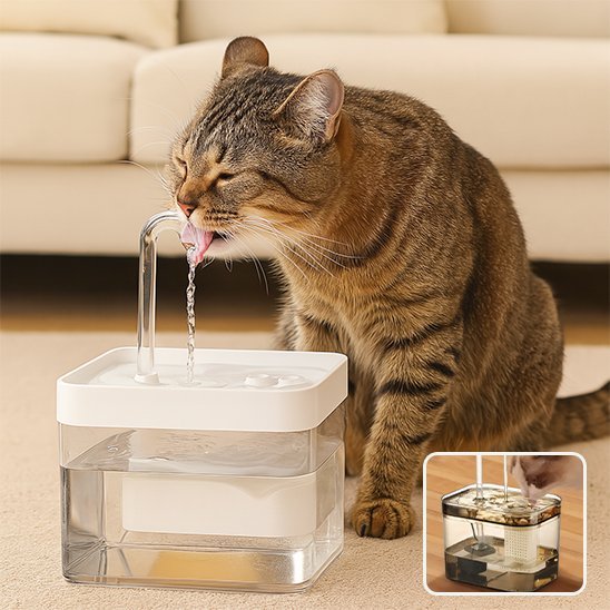 Fontaine à eau chat | FreshFlow - Mondechat