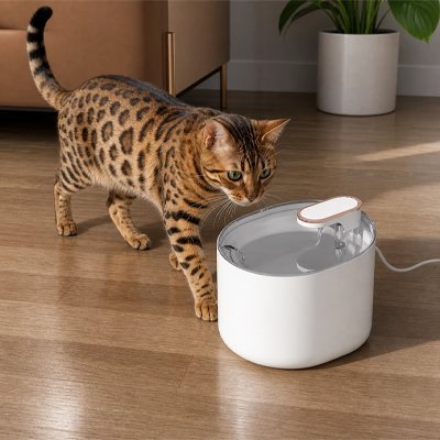 Fontaine a eau Chat | Silencieuse Filtree - Mondechat