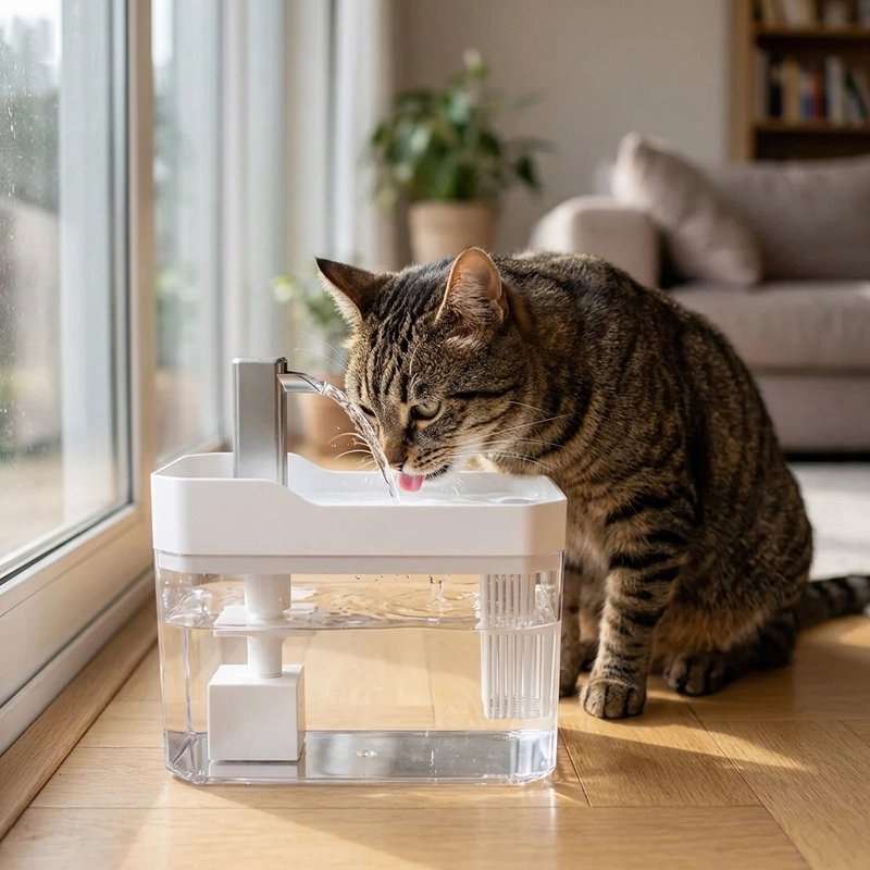 Fontaine a eau Chat
