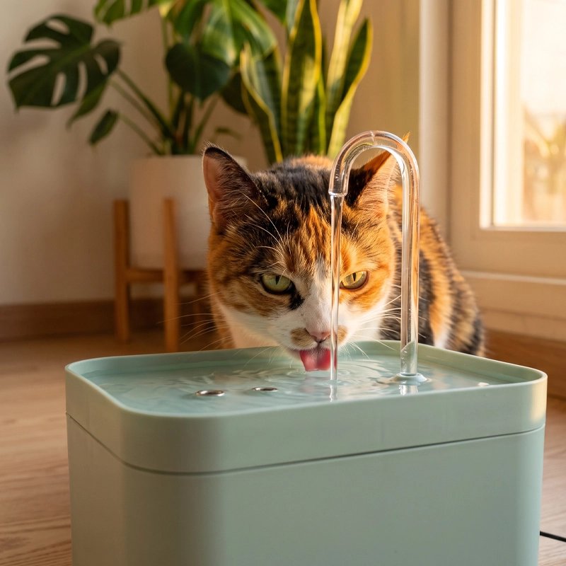 Fontaine a eau Chat
