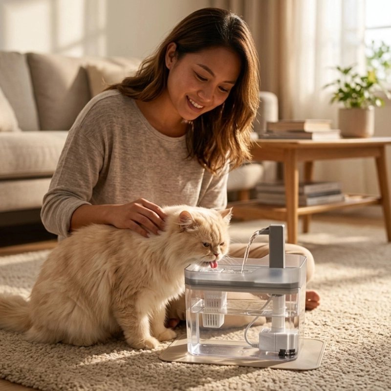 Fontaine a eau Chat