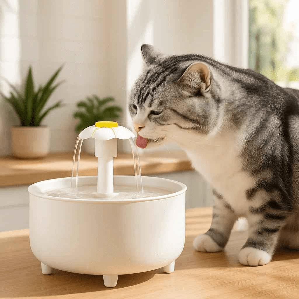 Fontaine à eau pour chat FreshFlow | Hydratez votre chat avec fraîcheur - Mondechat