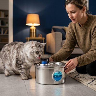 Fontaine à eau pour Chat | Hydratation Continue - Mondechat