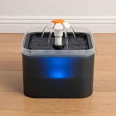 Fontaine à eau pour chat SilentPure - Hydratation Silencieuse et Pratique + 4 Filtres Inclus - Mondechat