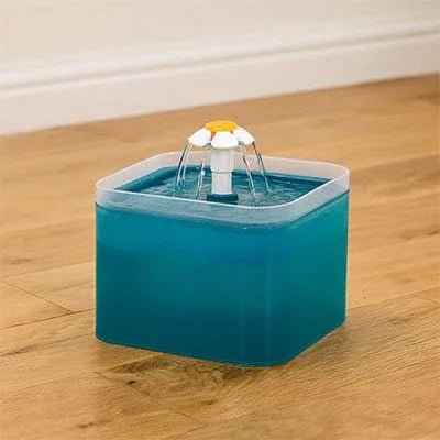 Fontaine à eau pour chat SilentPure - Hydratation Silencieuse et Pratique + 4 Filtres Inclus - Mondechat