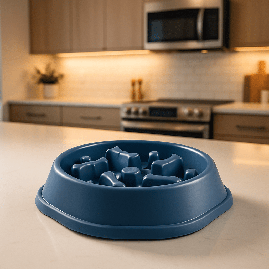 Gamelle anti glouton chat | ColorSlowCat - Mondechat