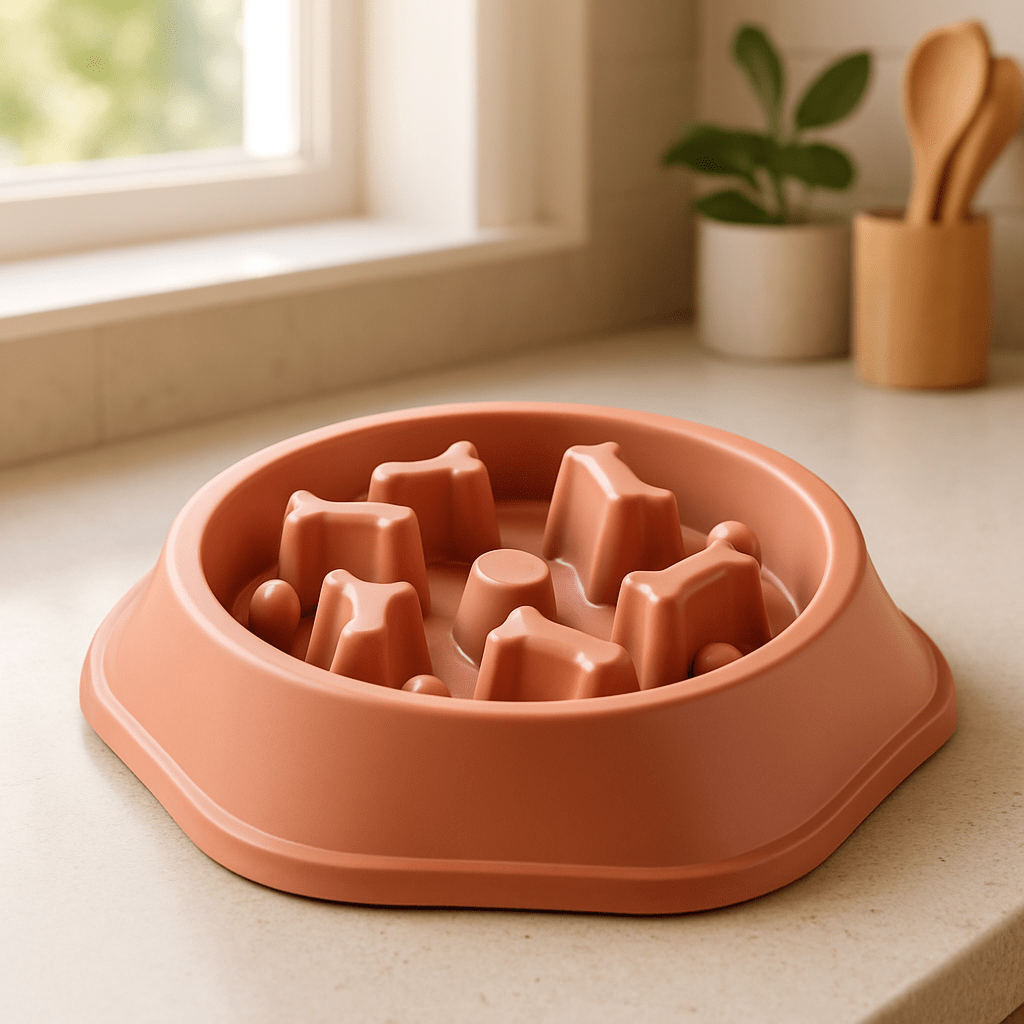 Gamelle anti glouton chat | ColorSlowCat - Mondechat