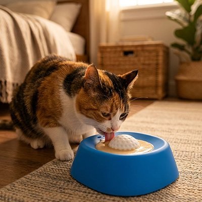 Gamelle anti glouton Chat | Digestion Optimale Lécher - Mondechat