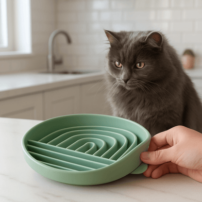 Gamelle anti glouton chat | Digesti'Slow - Mondechat