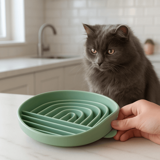 Gamelle anti glouton chat | Digesti'Slow - Mondechat