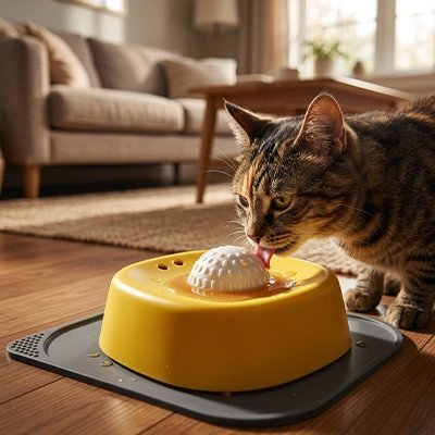 Gamelle Anti-Glouton Chat | DigestiVet Lécher - Mondechat