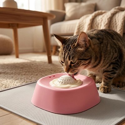 Gamelle Anti-Glouton Chat | DigestiVet Lécher - Mondechat