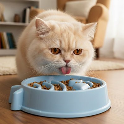 Gamelle anti glouton chat | Felibien - Mondechat