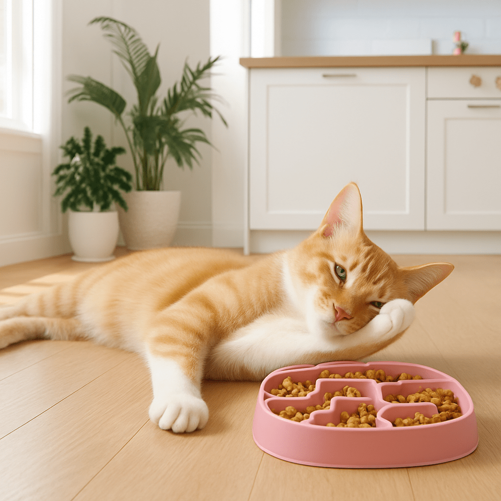 Gamelle anti glouton chat | FélinSmart - Mondechat