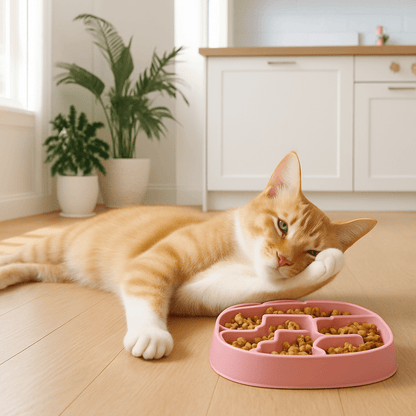 Gamelle anti glouton chat | FélinSmart - Mondechat