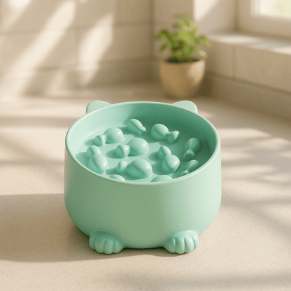 Gamelle anti glouton chat | FloraDigest - Mondechat