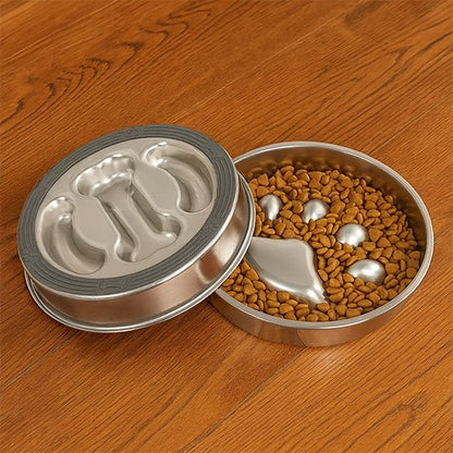 Gamelle anti glouton chat | Inox Premium - Mondechat