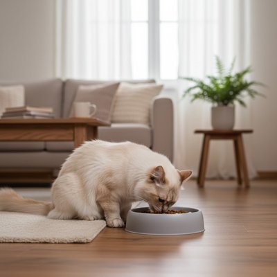 Gamelle anti glouton Chat | PetWellness - Mondechat