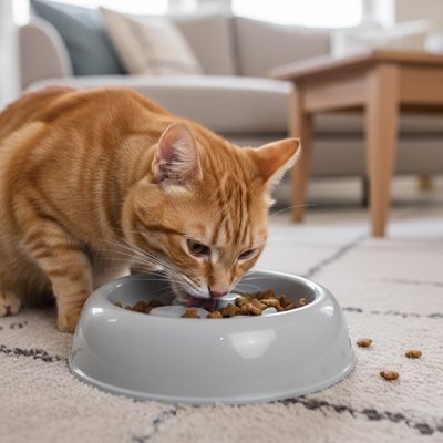 Gamelle anti glouton Chat | PetWellness - Mondechat