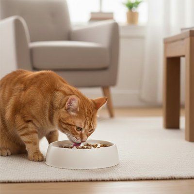 Gamelle anti glouton Chat | PetWellness - Mondechat