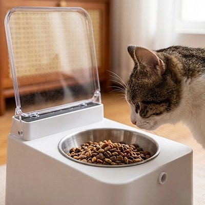 Gamelle automatique Chat | Programmable - Mondechat - Mondechat