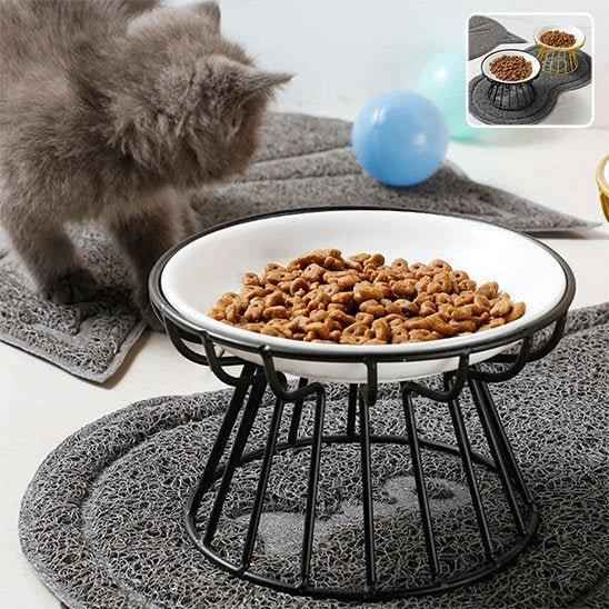 Gamelle Chat Confort Maxi-Ergo - Gamelle Chat Ergonomique pour un Bien-Être Optimal - Mondechat
