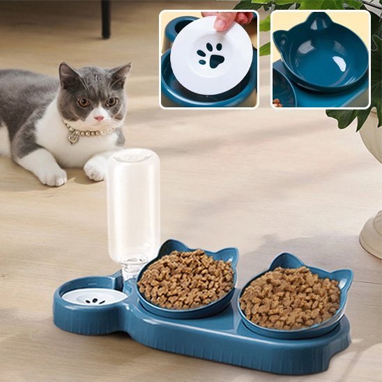 Gamelle chat Design Ergonomique Féli - Confort - Mondechat
