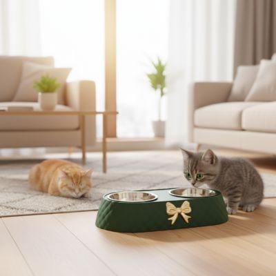 Gamelle Chat | Ergonomique Anti - Gaspillage - Mondechat