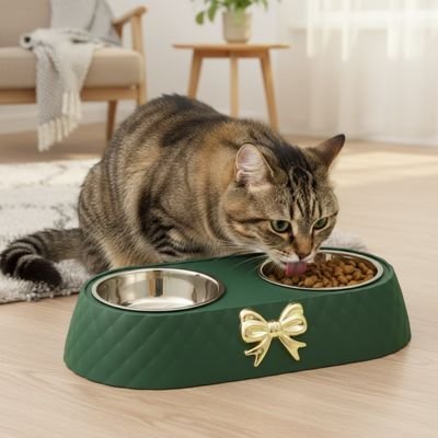 Gamelle Chat | Ergonomique Anti-Gaspillage - Mondechat