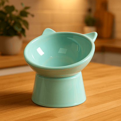 Gamelle chat Fleur Surélévée - Mondechat