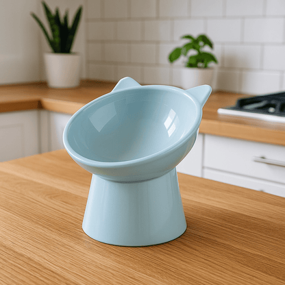 Gamelle chat Fleur Surélévée - Mondechat