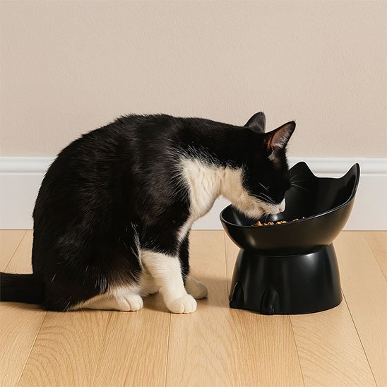 Gamelle chat Fleur Surélévée - Mondechat