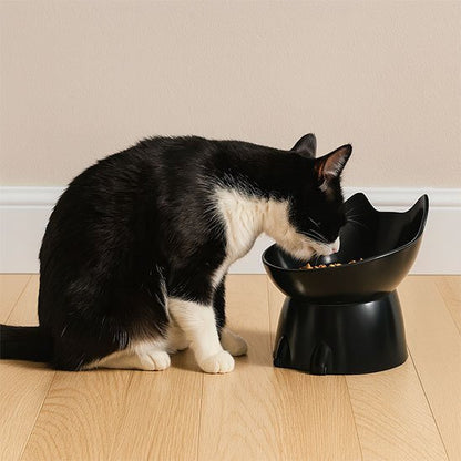 Gamelle chat Fleur Surélévée - Mondechat