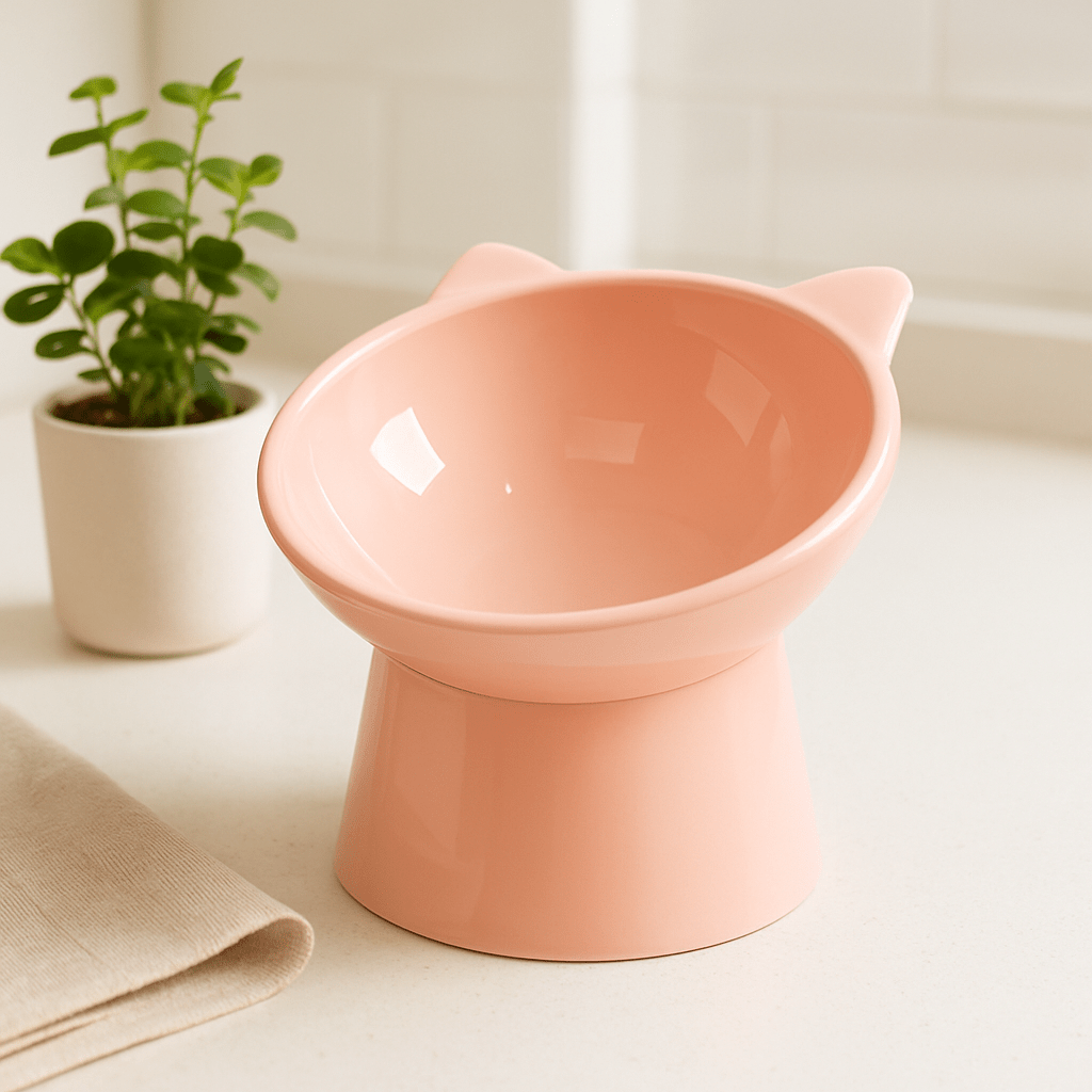 Gamelle chat Fleur Surélévée - Mondechat