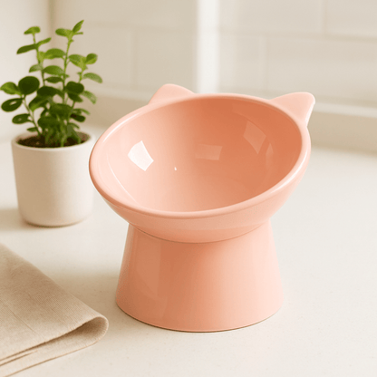 Gamelle chat Fleur Surélévée - Mondechat