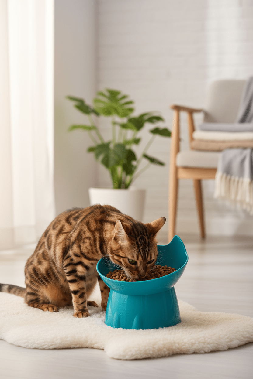 Gamelle Chat surélevée | ComfortFélin - Mondechat