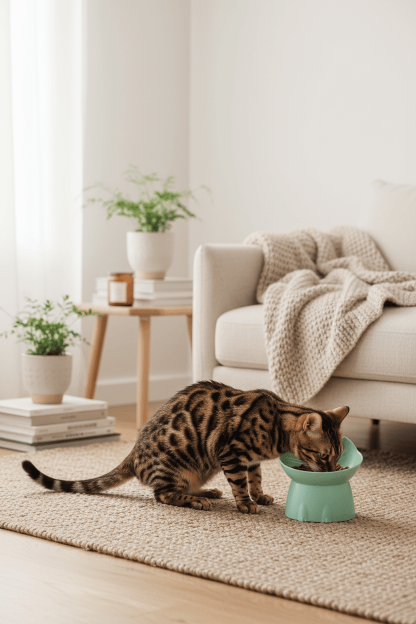 Gamelle Chat surélevée | ComfortFélin - Mondechat