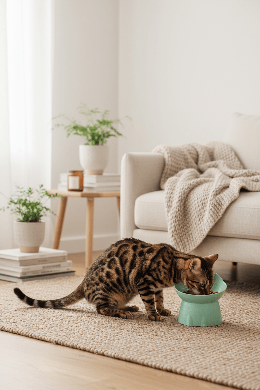 Gamelle Chat surélevée | ComfortFélin - Mondechat