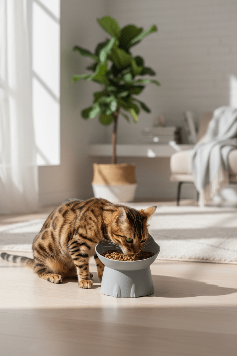 Gamelle Chat surélevée | ComfortFélin - Mondechat